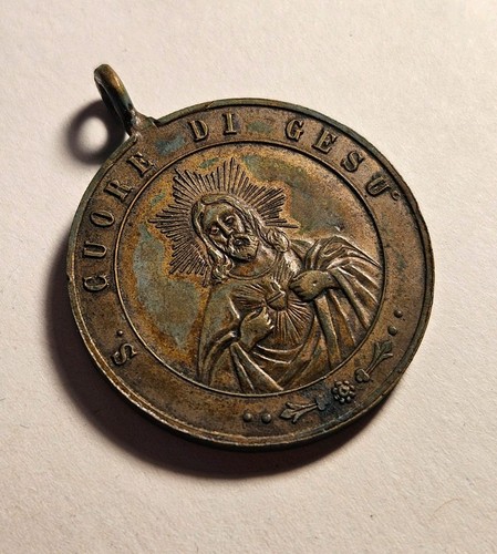 Medaglia religiosa cuore di - medaglia,
