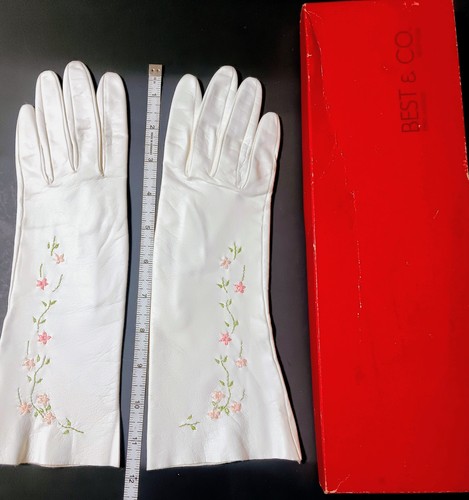 Guanti vintage bianchi - guanti, in