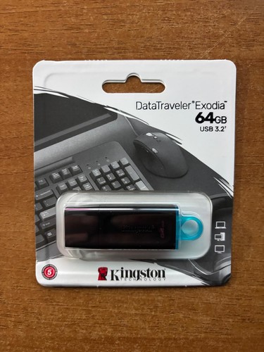 Pendrive usb 64gb kingston - pendrive,