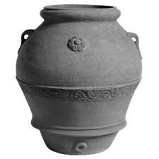 Decorative Jar Terracotta Gray