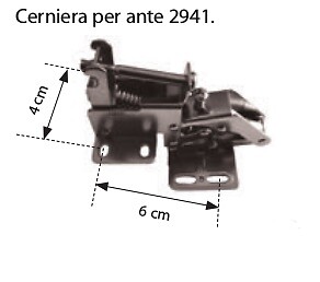 Cerniera acciaio con molla - con,