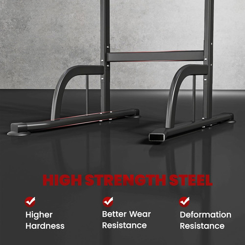 Power tower dip station - tower, pull