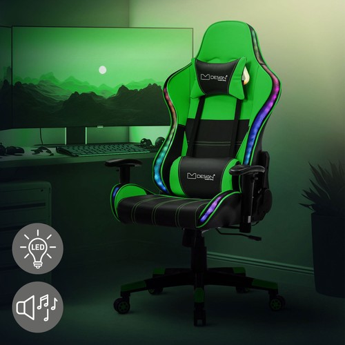 Sedia gaming con - sedia, led