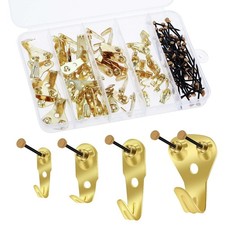 Jeffdad Set di 120 ganci per