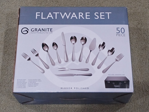 Set posate granito pezzi - granito, 50