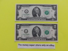 Lot of (2) 2017 U.S. $2 Two