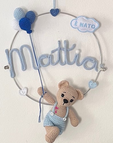 Fiocco nascita orso