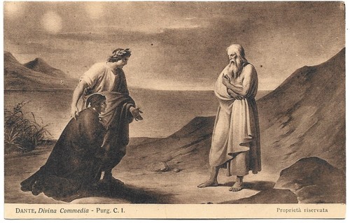Antica cartolina illustrata - antica,