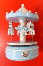 Carillon giostra Cavalli Celeste Con 4 Cuori in argento. Fantin Collezione Top