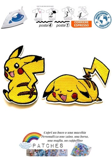 Patch pikachu pokémon - patch, toppa
