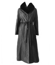 Genuine leather jacket women