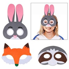 Masque en feutre animalier