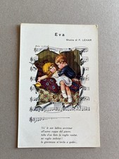 m) Cartolina formato piccolo Bertiglia bambini canzoni Eva