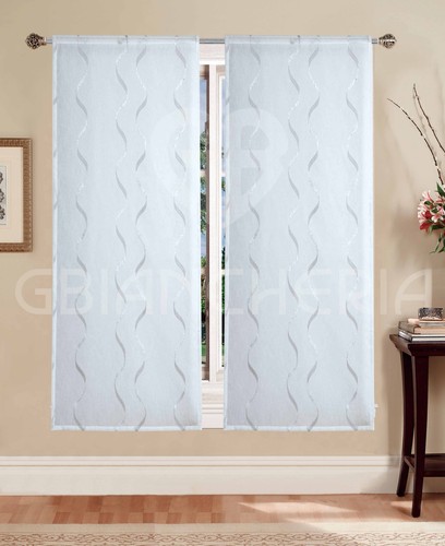 Coppia tende sally jacquard - tende,