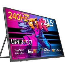 Monitor Portatile 24,5 Pollici 240Hz Gaming Monitor 1920x1080 HDMI Type-C per PS4/5