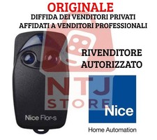 Telecomando ORIGINALE NICE FLOR FLO2R-S FLOR-S 2 tasti 433,92MHz