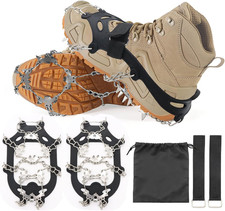 Ramponi per Scarponi, 28 Denti Catene in Acciaio Inossidabile, Ramponi per Scarp