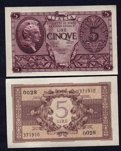 Lire 1944 luogotenenza - ,