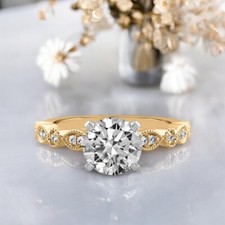 Anello in oro giallo 14 carati