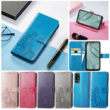 Custodia telefono in pelle portafoglio carte per TCL 60R Oukitel Blackview niente Oscal