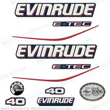 Fits Evinrude 40hp E-Tec Blue