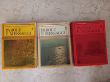 ANTOLOGIA SCUOLA MEDIA PAROLE E MESSAGGI 3 LIBRI CERBO BISAZZA MANDURRINO 1987