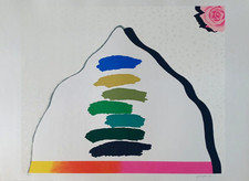 Concetto pozzati serigrafia - pozzati, |