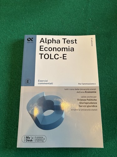 Alpha test economia tolc - economia,