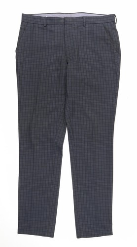 Pantalone elegante uomo blu - , a