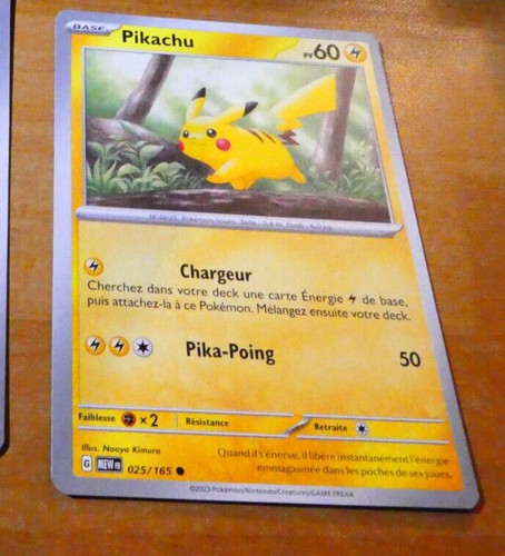 Pokemon 151 card carte pikachu - pokemon,