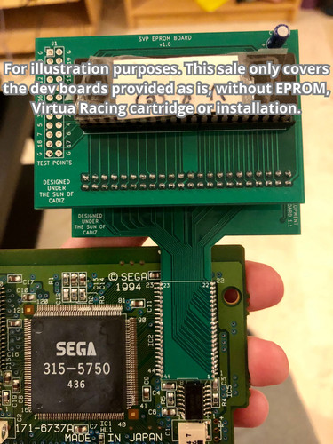 Sega svp development - development, boards