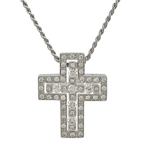 Collana damiani k18 oro bianco - damiani,