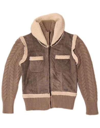 Giacca bomber sherpa donna