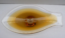MURANO CENTROTAVOLA IN VETRO SOMMERSO VINTAGE A FORMA DI PESCE INTEGRO