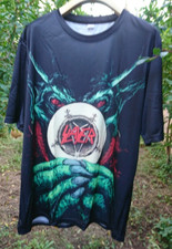 SLAYER con demone verde t-shirt maglietta punk rock metal