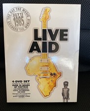Live Aid 1985 4 dvd Box Set - U2 Queen David Bowie Sting  Region 2 3 4 5 6 dvd