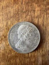 Moneta Argento 1 Dollaro Canadese anno 1965 Regina Elisabetta II