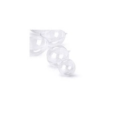 Sfera apribile in polistirene - trasparente - ø60mm - Ri.plast