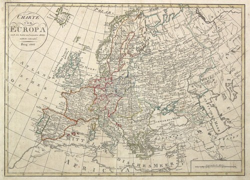 Europa originale incisione - europa,