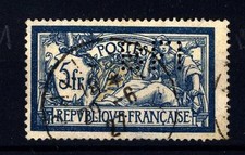 FRANCE - FRANCIA - 1900 - Allegoria tipo "Merson" - 5 f. azzurro e camoscio