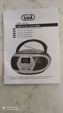 TREVI CMP548BT RADIO MANUALE GUIDA USO USER GUIDE