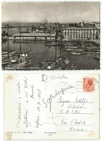 Cagliari darsena e - -, panorama