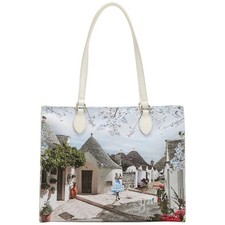 YNot borsa square shopping bag a spalla Alice in Trulli YES602S4 SALDI -50