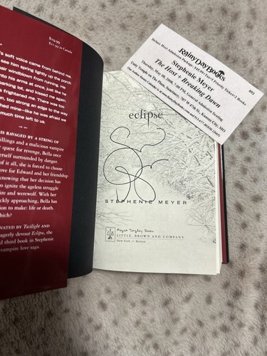 Eclipse signed - eclipse, (twilight