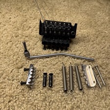 Ponte Tremolo Galleggiante Stile Originale Floyd Rose Made In Germany Nero Argento