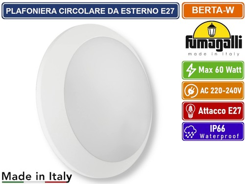 Plafoniera circolare bianca - circolare,