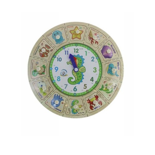 Orologio educativo legno - in,