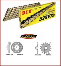 Catena Triumph Tiger 800 XC KIT DID 525 VX3 corona 50 pignone 16 denti PBR MOTO 