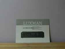 Luxman LV-100/90 Manuale di