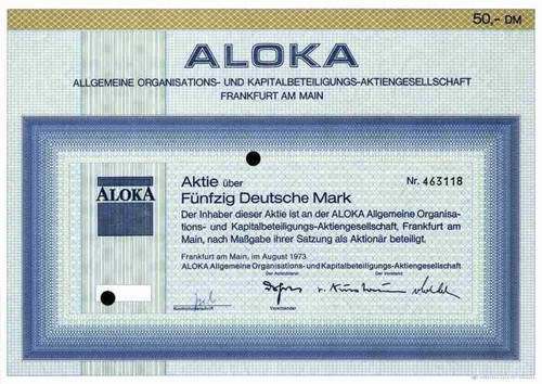 Aloka allgemeine lokalbahn - aloka,
